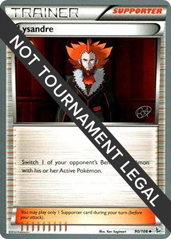 Lysandre - 2015 (Rowan Stavenow) 90/106 card from World Championship Decks