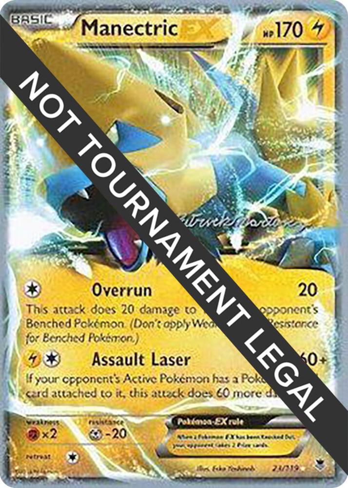 Manectric EX - 2015 (Patrick Martinez) 23/119 card from World Championship Decks