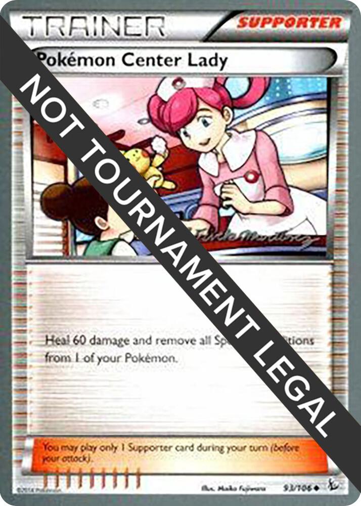 Pokemon Center Lady - 2015 (Patrick Martinez) 93/106 card from World Championship Decks