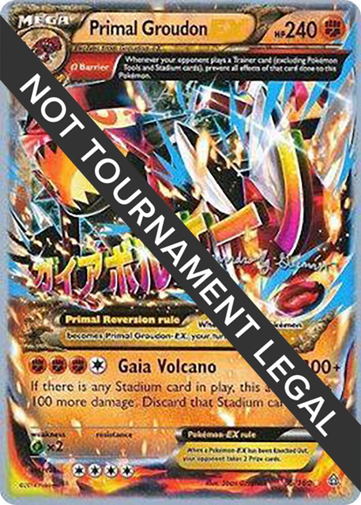 Primal Groudon EX - 2015 (Alejandro Ng-Guzman) 86/160 card from World Championship Decks