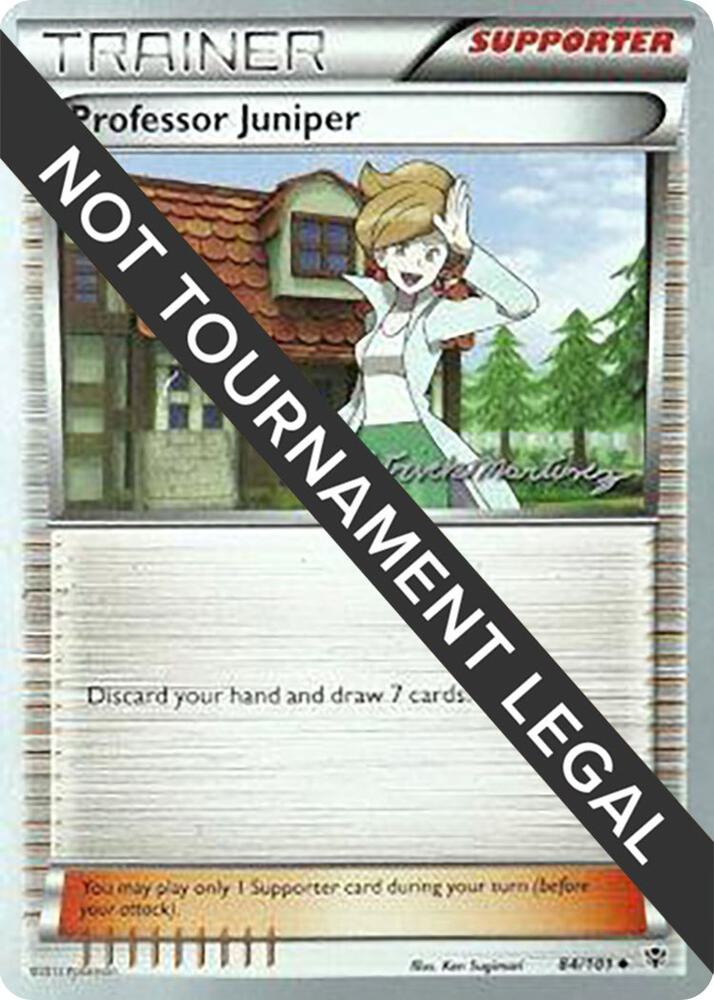 Professor Juniper - 2015 (Patrick Martinez) 84/101 card from World Championship Decks