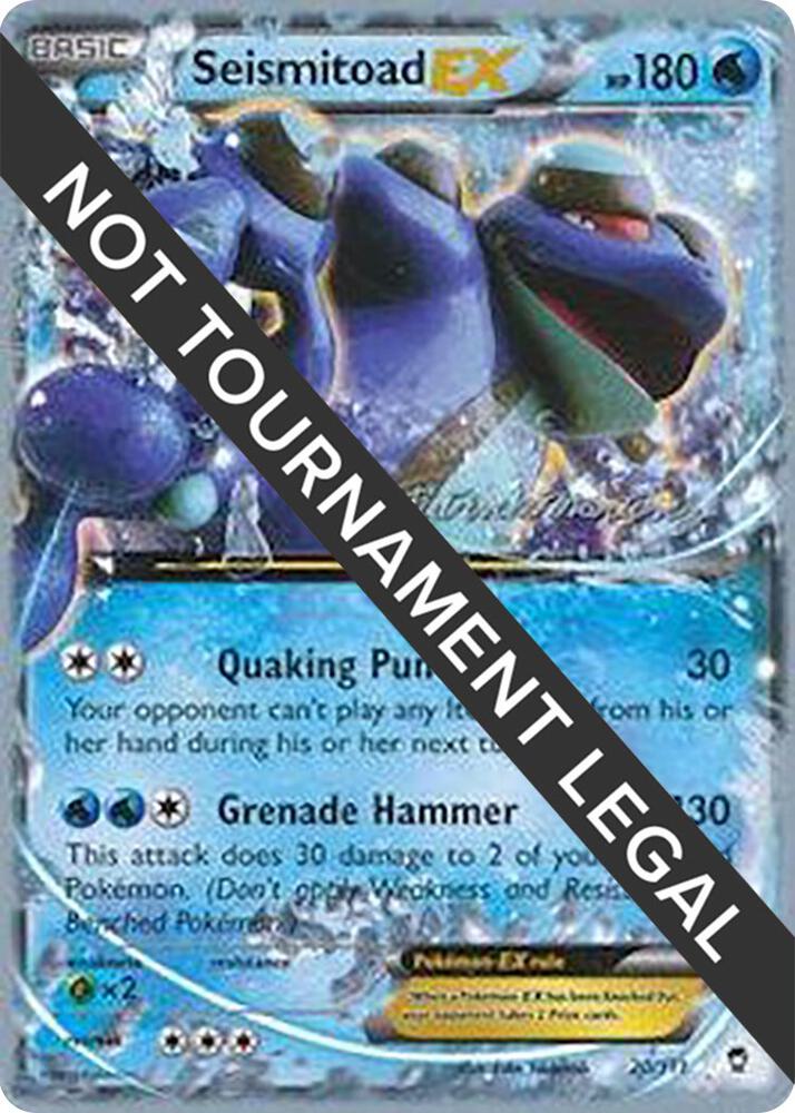 Seismitoad EX - 2015 (Patrick Martinez) 20/111 card from World Championship Decks