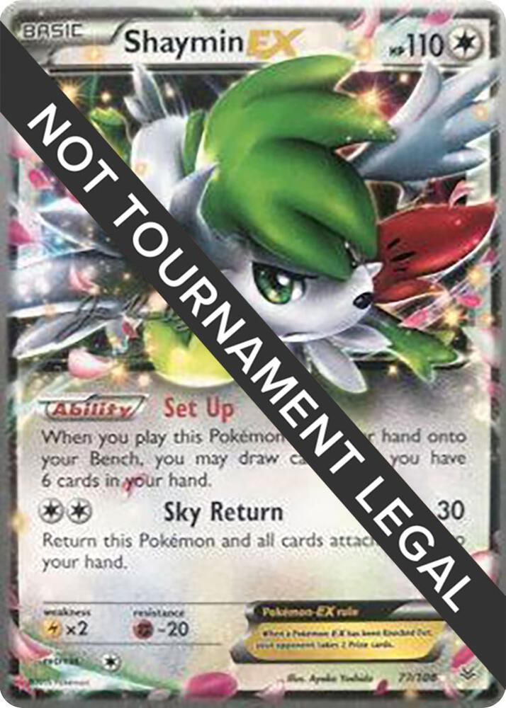 Shaymin EX - 2015 (Jacob Van Wagner) 77/108 card from World Championship Decks
