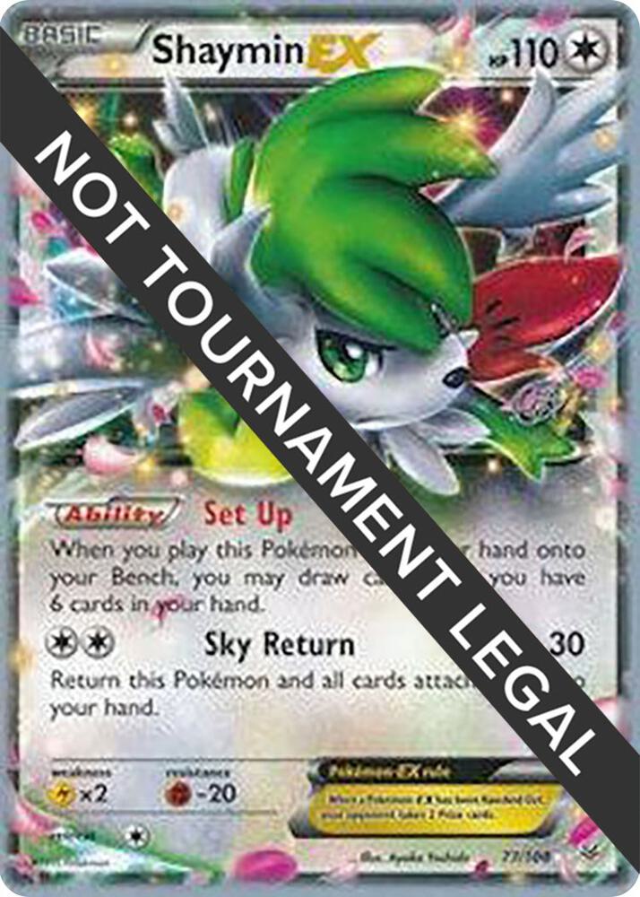 Shaymin EX - 2015 (Rowan Stavenow) 77/108 card from World Championship Decks