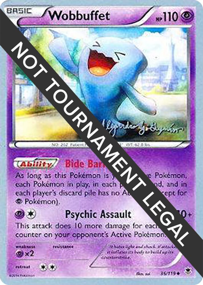 Wobbuffet - 2015 (Alejandro Ng-Guzman) 36/119 card from World Championship Decks
