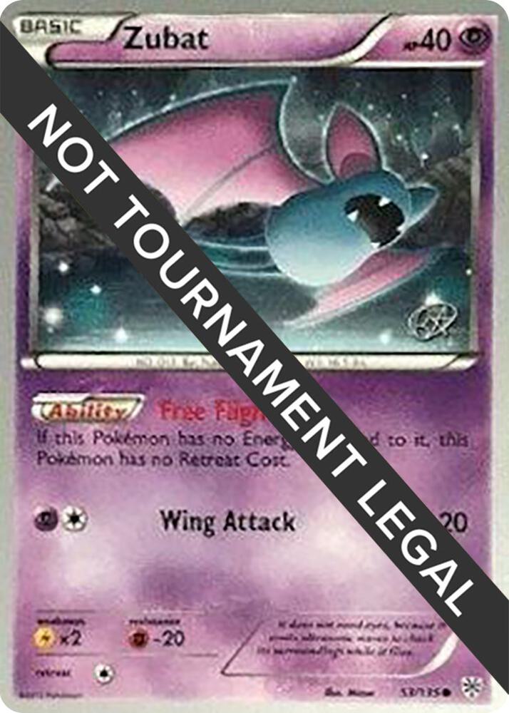 Zubat - 2015 (Rowan Stavenow) 53/135 card from World Championship Decks