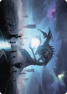 Blue Sun's Twilight Art Card 13 card from Art Series: Phyrexia: All Will Be One