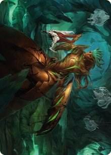 Glissa Sunslayer Art Card 47 card from Art Series: Phyrexia: All Will Be One