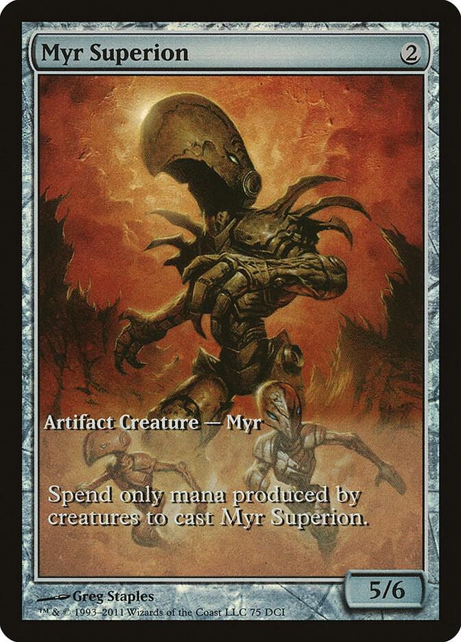 Myr Superion 75 card from Game Day & Store Championship Promos