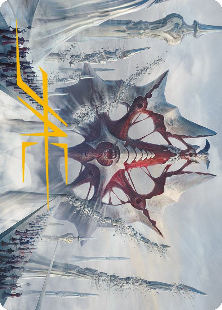 Mondrak, Glory Dominus Art Card (Gold-Stamped Signature) 5 card from Art Series: Phyrexia: All Will Be One