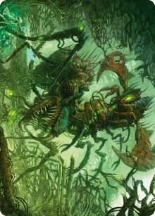 Skyscythe Engulfer Art Card 42 card from Art Series: Phyrexia: All Will Be One