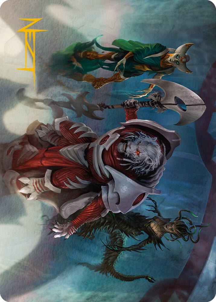 Norn's Decree Art Card (Gold-Stamped Signature) 6 card from Art Series: Phyrexia: All Will Be One