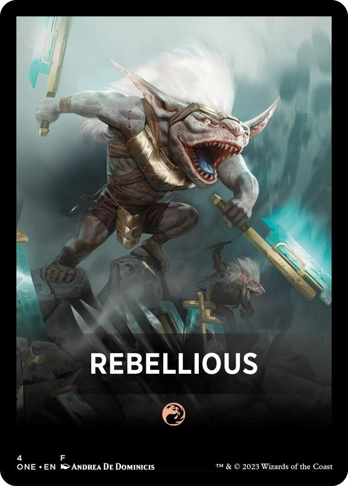 Rebellious Theme Card 4 card from Phyrexia: All Will Be One
