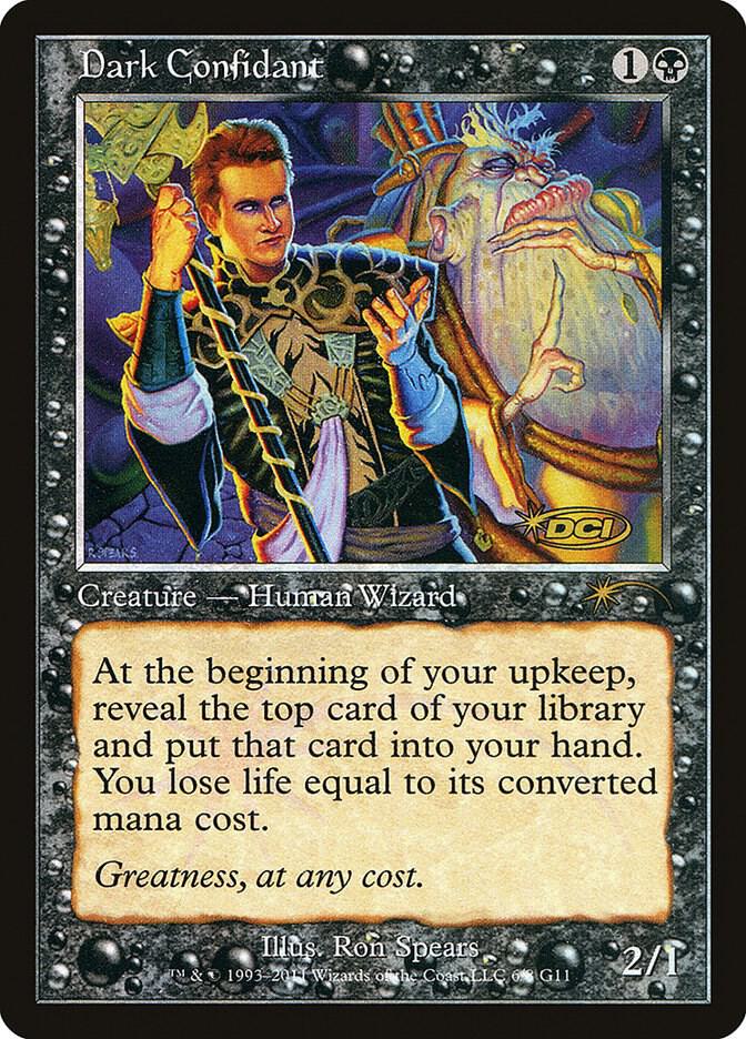 Dark Confidant 6 card from Judge Promos