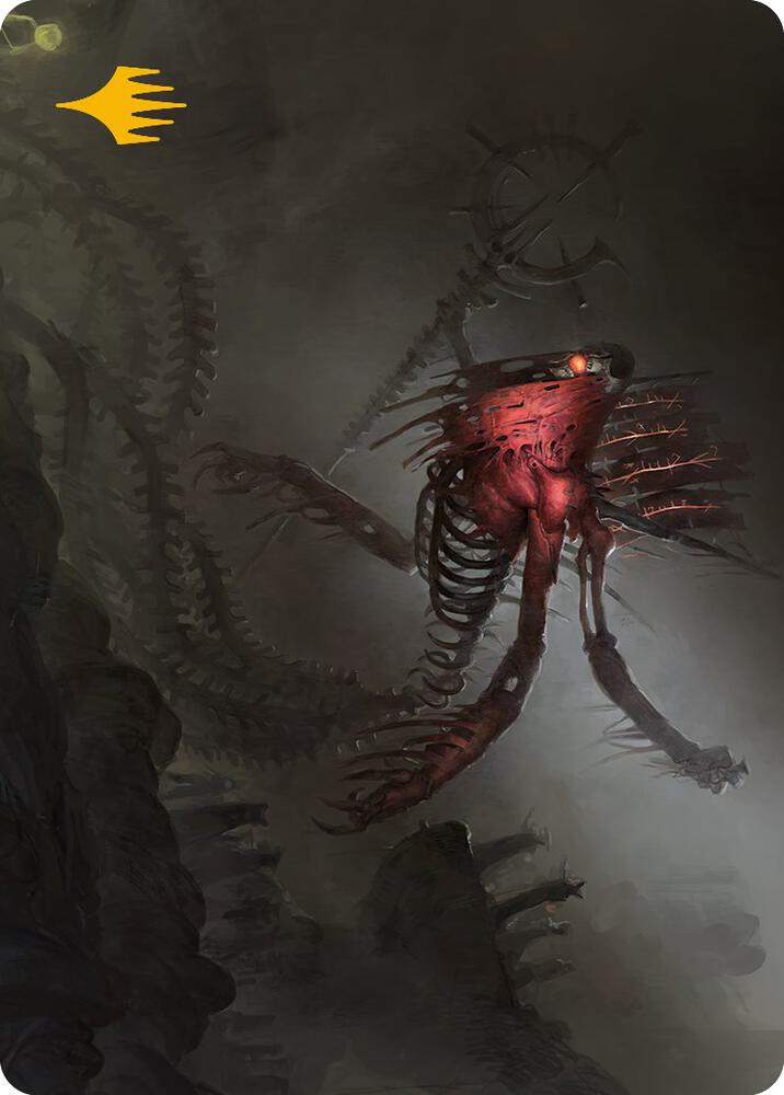 Drivnod, Carnage Dominus Art Card (Gold-Stamped Signature) 20 card from Art Series: Phyrexia: All Will Be One