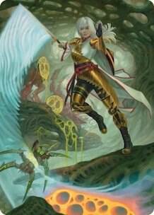 The Eternal Wanderer Art Card 3 card from Art Series: Phyrexia: All Will Be One