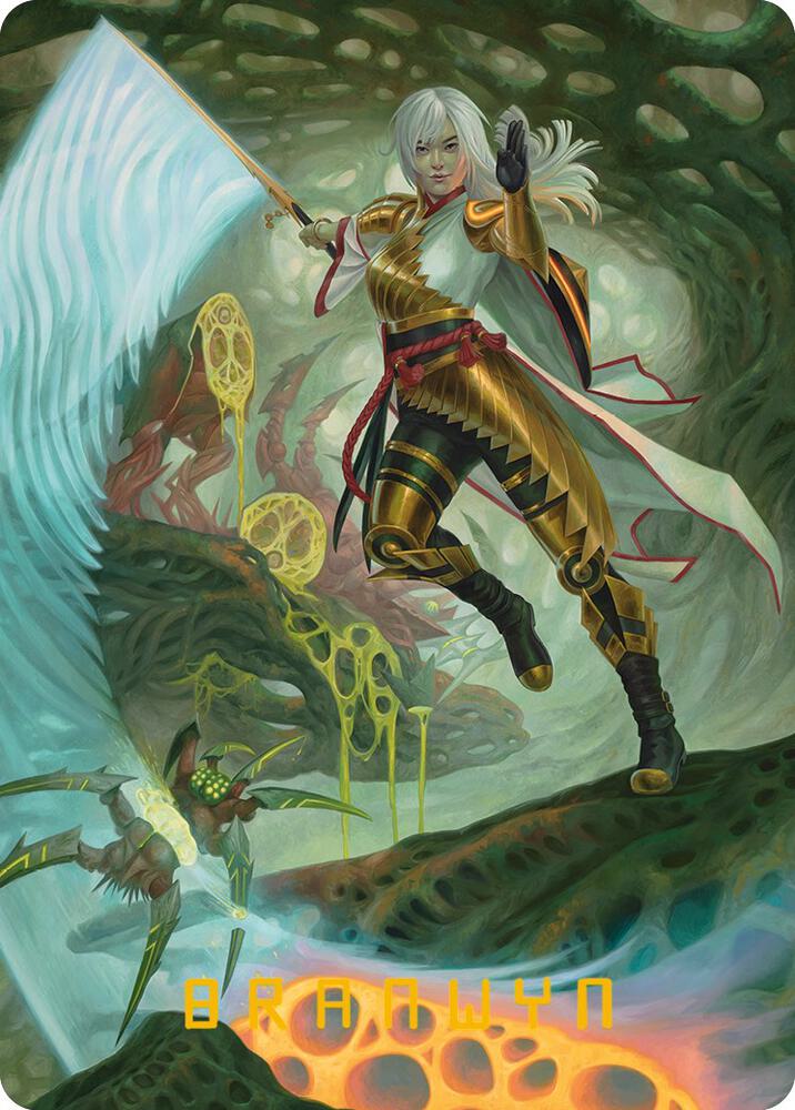 The Eternal Wanderer Art Card (Gold-Stamped Signature) 3 card from Art Series: Phyrexia: All Will Be One