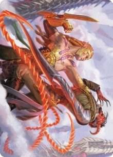 Tyvar's Stand Art Card 43 card from Art Series: Phyrexia: All Will Be One