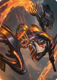 Forgehammer Centurion Art Card 26 card from Art Series: Phyrexia: All Will Be One