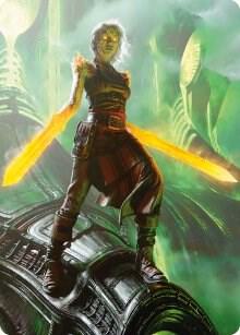 Nahiri, the Unforgiving Art Card (51/81) card from Art Series: Phyrexia: All Will Be One