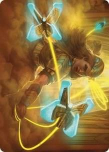 Bladehold War-Whip Art Card 46 card from Art Series: Phyrexia: All Will Be One
