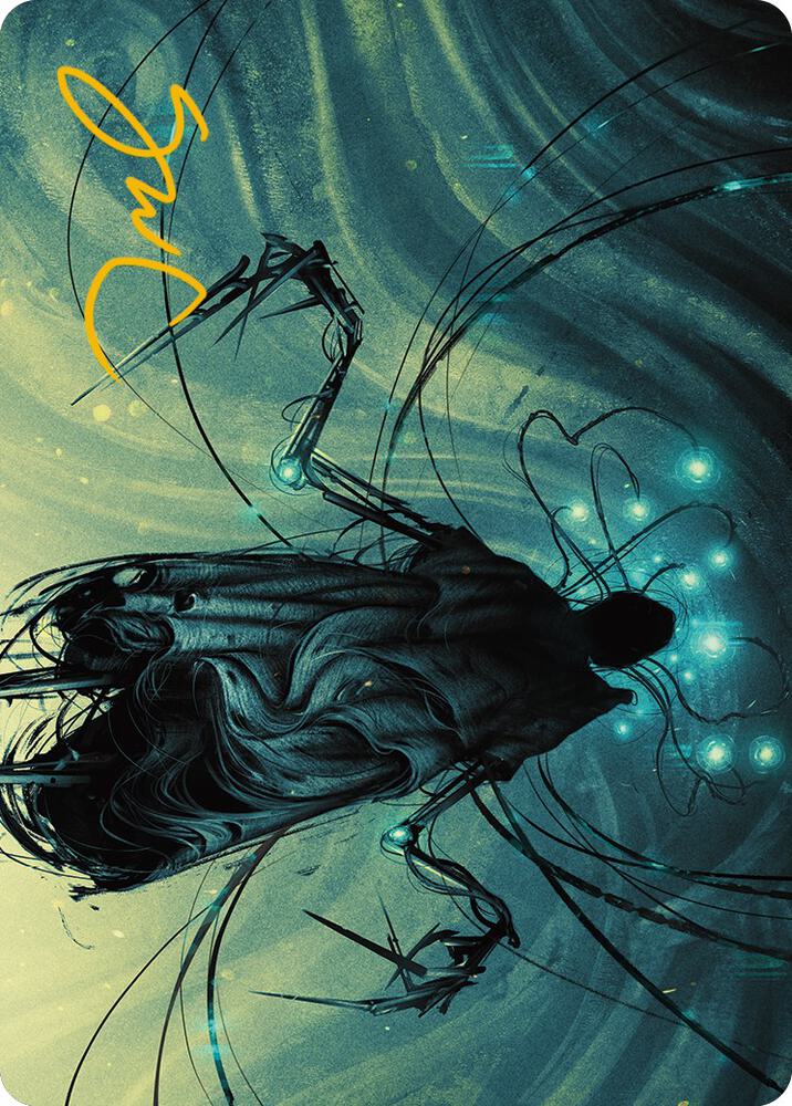 Ichor Synthesizer Art Card (Gold-Stamped Signature) 14 card from Art Series: Phyrexia: All Will Be One