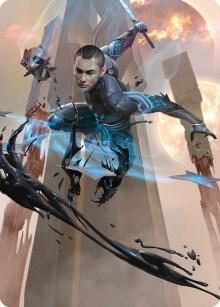 Kaito, Dancing Shadow Art Card (48/81) card from Art Series: Phyrexia: All Will Be One