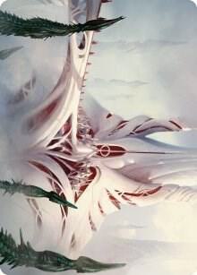 The Fair Basilica Art Card 59 card from Art Series: Phyrexia: All Will Be One