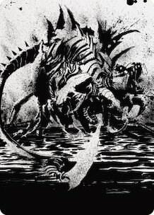 Karumonix, the Rat King Art Card 70 card from Art Series: Phyrexia: All Will Be One