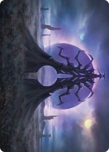 Black Sun's Twilight Art Card 19 card from Art Series: Phyrexia: All Will Be One