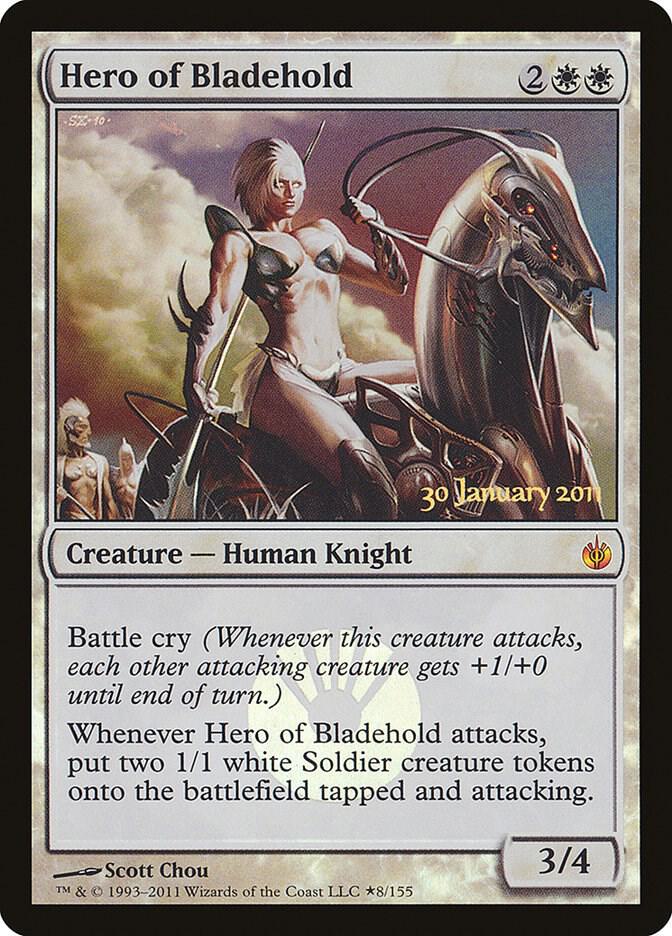 Hero of Bladehold 8 card from Prerelease Cards