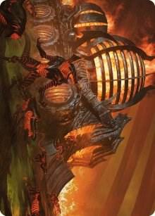 Urabrask's Forge Art Card 37 card from Art Series: Phyrexia: All Will Be One