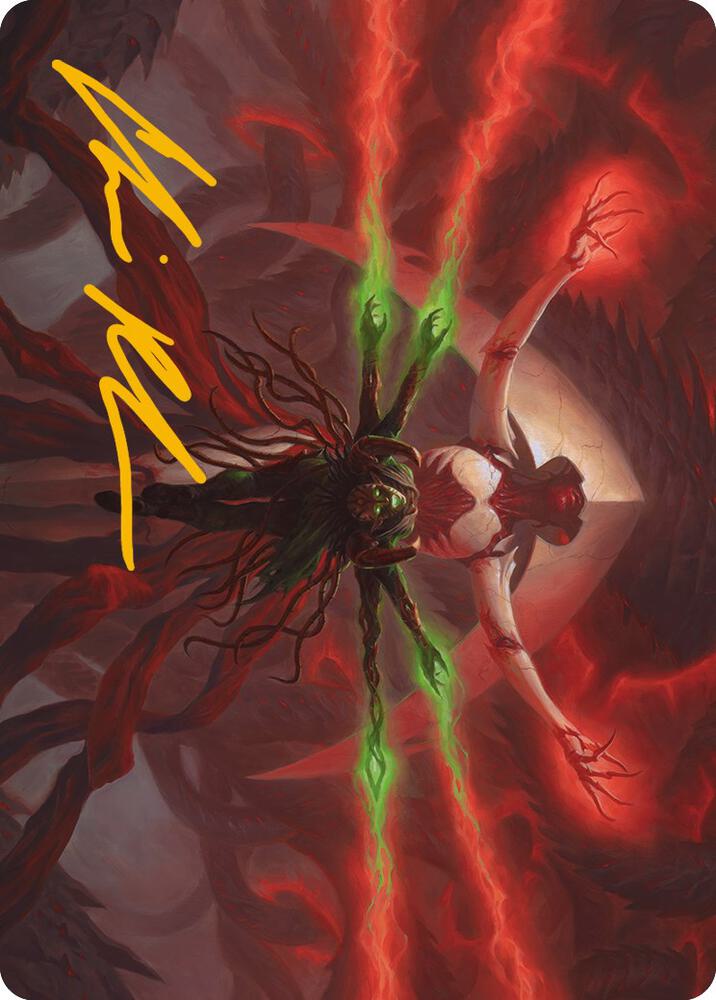 All Will Be One Art Card (Gold-Stamped Signature) 25 card from Art Series: Phyrexia: All Will Be One
