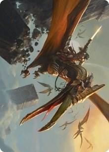 Skyhunter Strike Force Art Card 9 card from Art Series: Phyrexia: All Will Be One