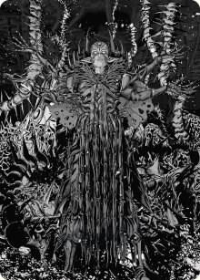 Nissa, Ascended Animist Art Card 74 card from Art Series: Phyrexia: All Will Be One