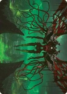 Archfiend of the Dross Art Card 18 card from Art Series: Phyrexia: All Will Be One