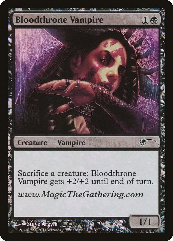 Bloodthrone Vampire card from Media Promos
