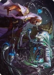 Mirage Mockery Art Card 17 card from Art Series: Phyrexia: All Will Be One