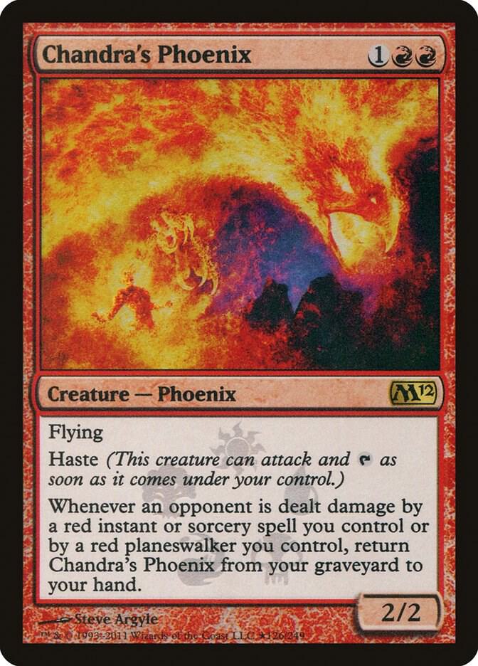 Chandra's Phoenix 126 card from Buy-A-Box Promos