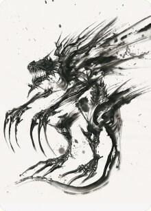Phyrexian Obliterator Art Card 71 card from Art Series: Phyrexia: All Will Be One