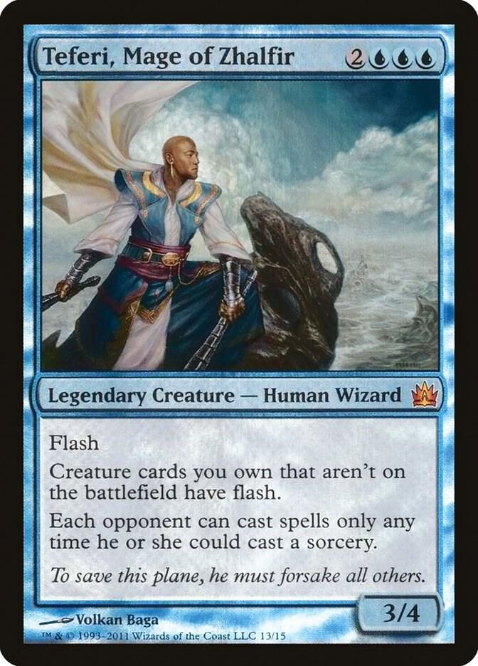 Teferi, Mage of Zhalfir 13 card from From the Vault: Legends