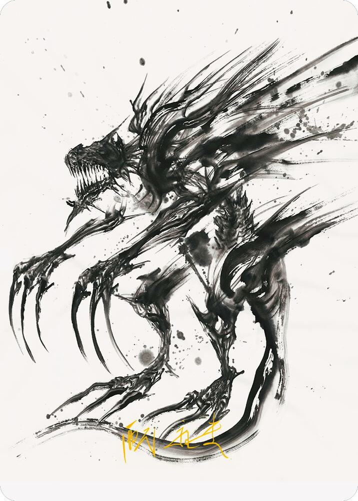 Phyrexian Obliterator Art Card (Gold-Stamped Signature) 71 card from Art Series: Phyrexia: All Will Be One
