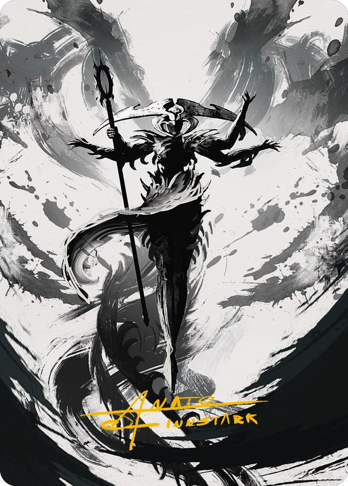 Atraxa, Grand Unifier Art Card (77/81) (Gold-Stamped Signature) card from Art Series: Phyrexia: All Will Be One