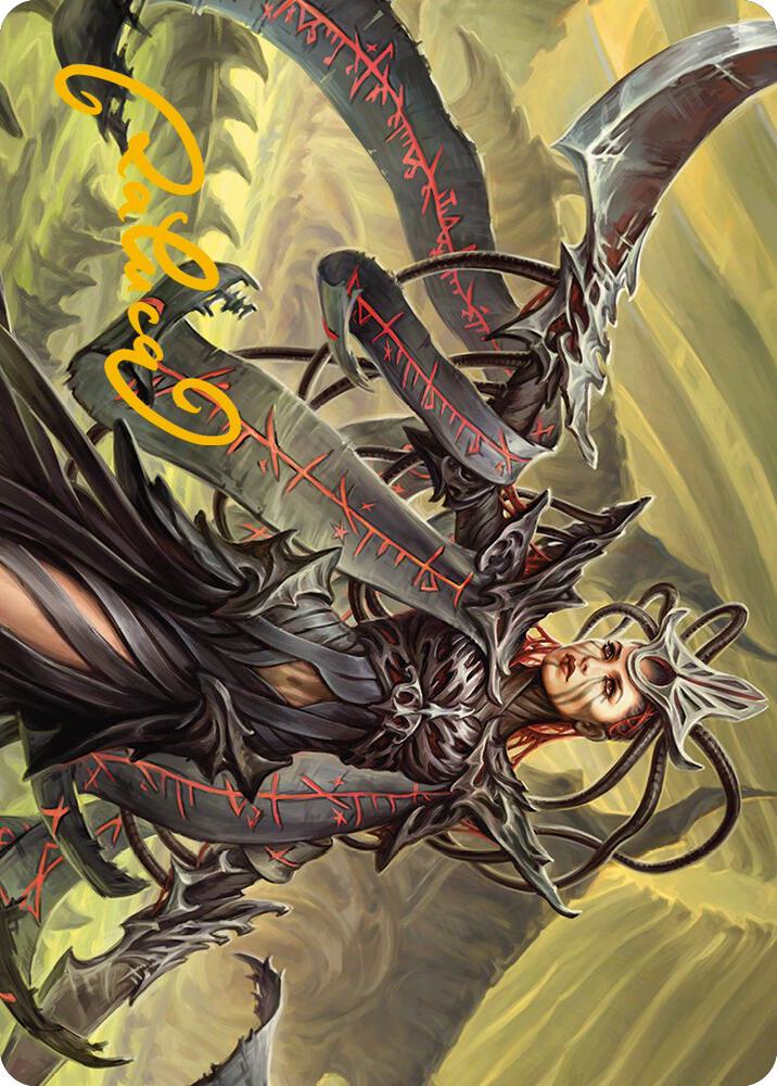 Testament Bearer Art Card (Gold-Stamped Signature) 23 card from Art Series: Phyrexia: All Will Be One