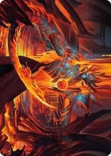 Free From Flesh Art Card 27 card from Art Series: Phyrexia: All Will Be One
