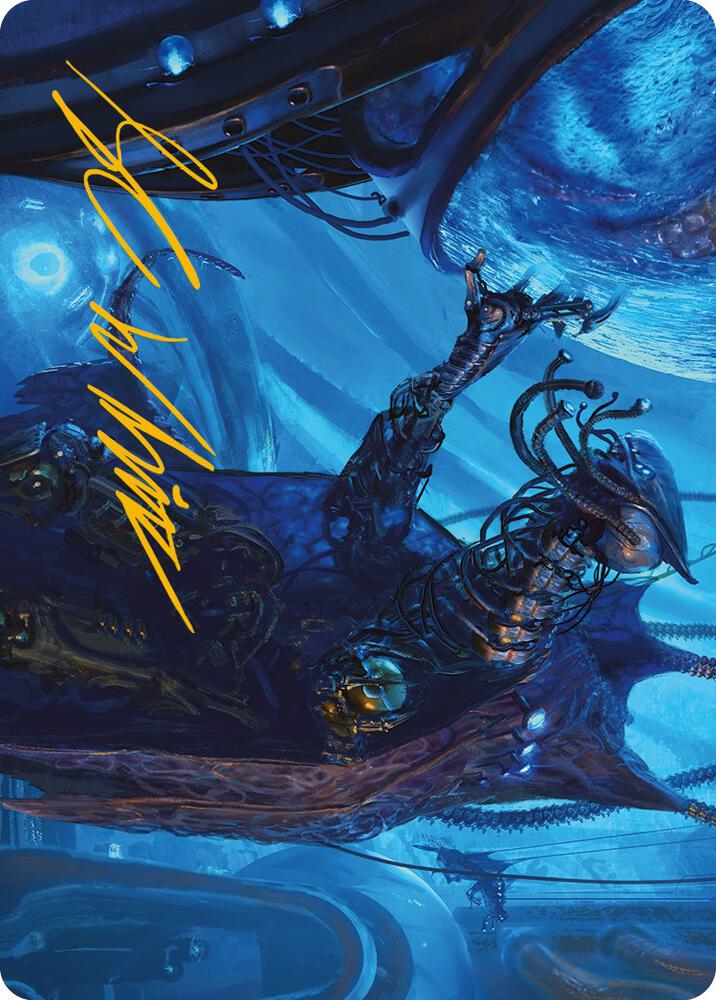 Atmosphere Surgeon Art Card (Gold-Stamped Signature) 12 card from Art Series: Phyrexia: All Will Be One