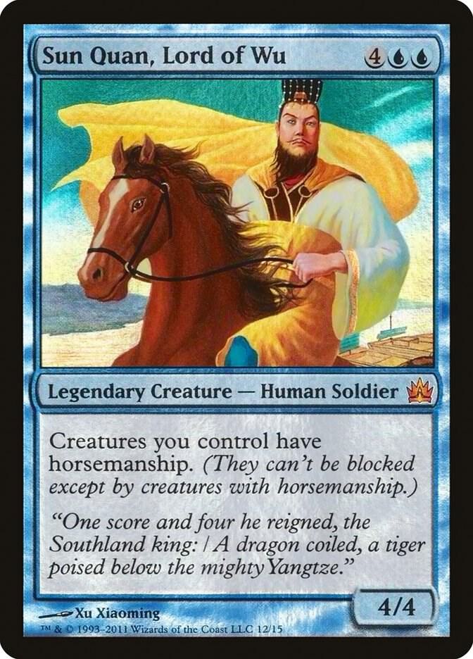 Sun Quan, Lord of Wu 12 card from From the Vault: Legends
