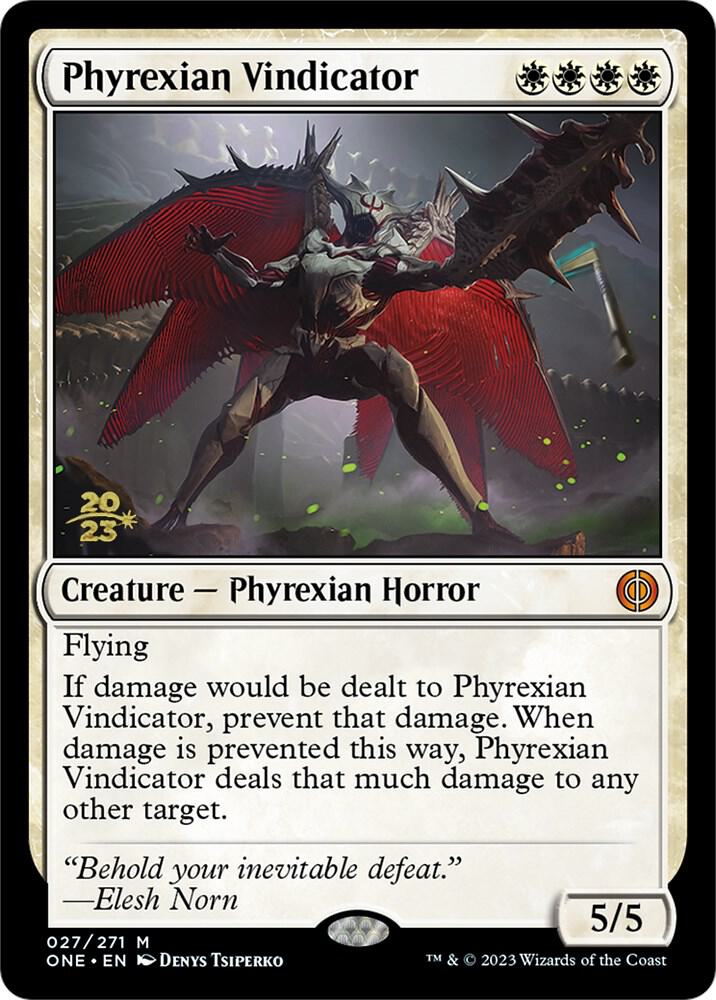 Phyrexian Vindicator 27 card from Prerelease Cards