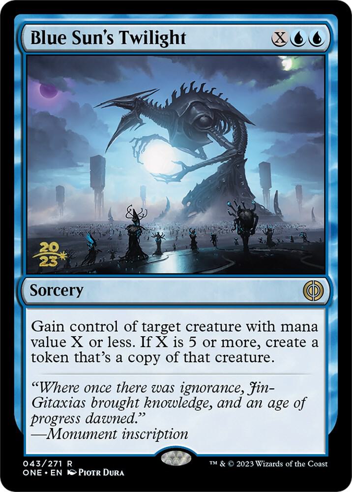 Blue Sun's Twilight 43 card from Prerelease Cards
