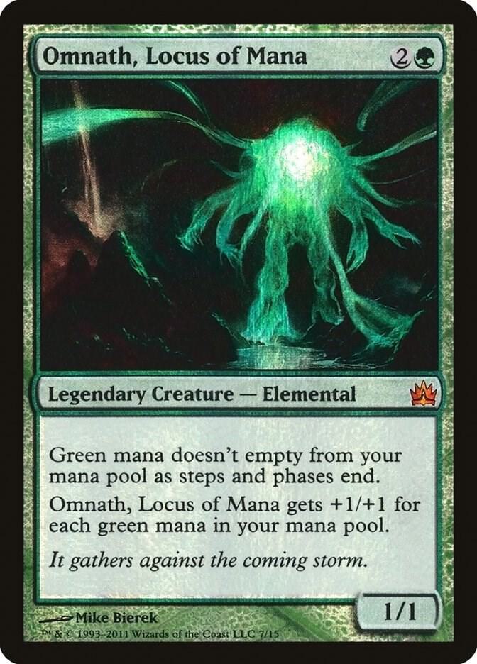 Omnath, Locus of Mana 7 card from From the Vault: Legends